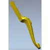 Балясина с декоративной завиткой - 3D модель STL для ЧПУ