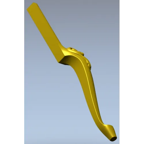 Балясина с декоративной завиткой - 3D модель STL для ЧПУ