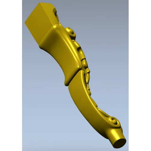 Балясина в стиле рококо - 3D модель STL для ЧПУ