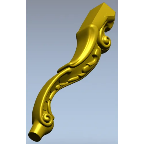 Балясина в стиле рококо - 3D модель STL для ЧПУ