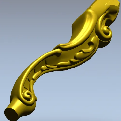 Балясина в стиле рококо - 3D модель STL для ЧПУ