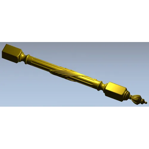 Regal Twisted Baluster - STL 3D Model for CNC