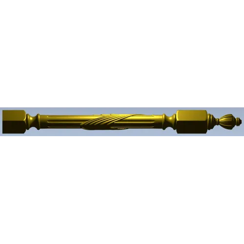 Regal Twisted Baluster - STL 3D Model for CNC