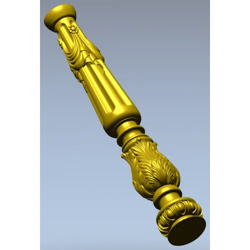 Ornate Acanthus Baluster STL for CNC