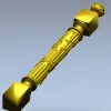 Балясина с лозой - 3D STL модель для ЧПУ