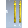 Балясина с лозой - 3D STL модель для ЧПУ