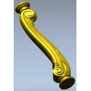 Барочная балясина с завитками - STL для ЧПУ