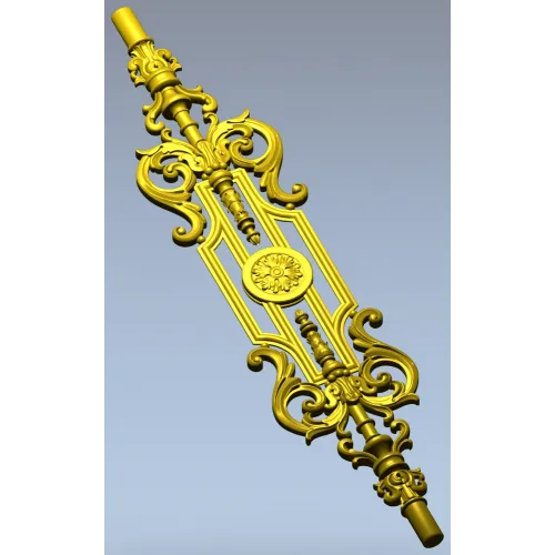 Florentine Medallion Baluster - STL 3D model for CNC