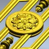 Florentine Medallion Baluster - STL 3D model for CNC
