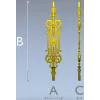 Florentine Medallion Baluster - STL 3D model for CNC