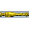 Балясина классическая с акантовым орнаментом - STL модель для ЧПУ