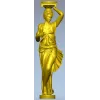 Кариатида-балясина в классическом стиле - 3D модель STL для ЧПУ