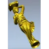 Кариатида-балясина в классическом стиле - 3D модель STL для ЧПУ