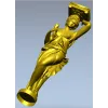 Кариатида-балясина в классическом стиле - 3D модель STL для ЧПУ