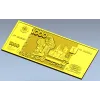 High-relief Banknote Plaque STL for CNC