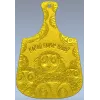 Cartoon Sheep Cutting-Board Relief STL for CNC