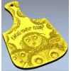 Cartoon Sheep Cutting-Board Relief STL for CNC