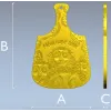 Cartoon Sheep Cutting-Board Relief STL for CNC