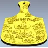 Разделочная доска с совами - 3D модель в формате STL для ЧПУ