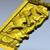 Индийский резной кронштейн с мифическими зверями - STL для ЧПУ