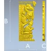 Индийский резной кронштейн с мифическими зверями - STL для ЧПУ