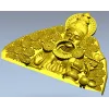 Благословляющий Будда с цветами - STL 3D модель для ЧПУ