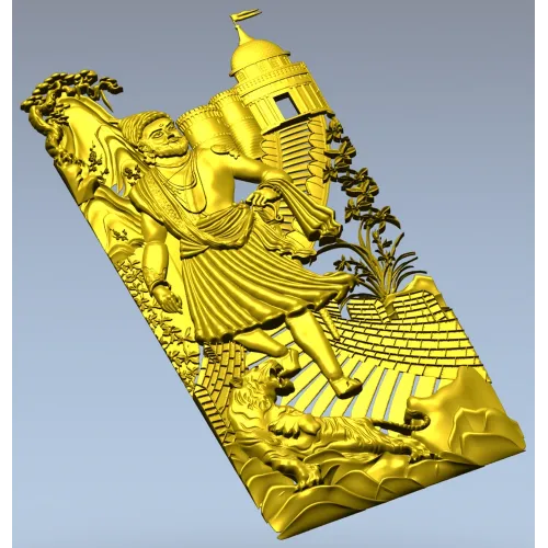 Барельеф "Страж Крепости" - 3D модель STL для ЧПУ