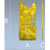 Барельеф "Страж Крепости" - 3D модель STL для ЧПУ
