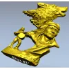 Вождь и Волк - 3D модель STL для ЧПУ