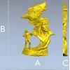 Вождь и Волк - 3D модель STL для ЧПУ