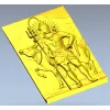 Shiva with Nandi - high relief panel STL for CNC