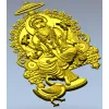 3D модель барельефа - Ведический Мудрец на троне (STL)