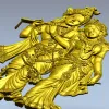 Радха и Кришна - рельеф для ЧПУ в формате STL