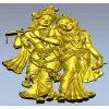 Радха и Кришна - рельеф для ЧПУ в формате STL