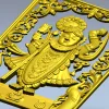 Панно с Кришной - 3D модель STL для ЧПУ