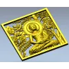 Будда в тени дерева - 3D модель STL для фрезера