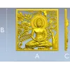 Будда в тени дерева - 3D модель STL для фрезера
