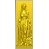 3D модель STL - барельеф женской фигуры в драпировке для ЧПУ