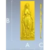 3D модель STL - барельеф женской фигуры в драпировке для ЧПУ