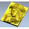 STL модель панно "Дочь Орла" - 3D модель stl для ЧПУ