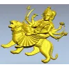 3D модель Дурга на тигре - stl для ЧПУ