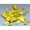 3D модель Дурга на тигре - stl для ЧПУ