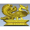 Фантазийная птица в рельефе - STL модель для ЧПУ