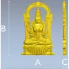 Lakshmi Throne Relief STL for CNC