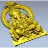 Ганеша на троне - 3D модель в формате STL для ЧПУ