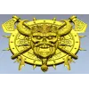 Викингский череп на щите - 3D STL модель для ЧПУ
