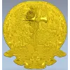 Панно "Крест с розой" - 3D модель STL для ЧПУ