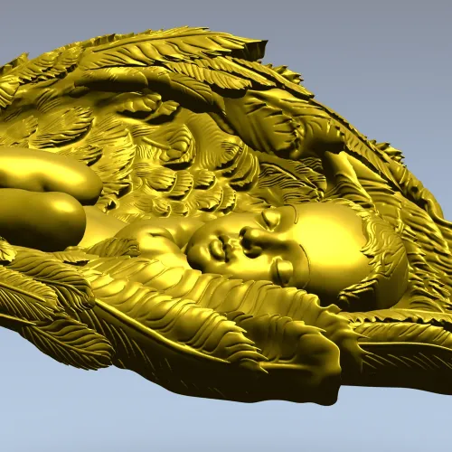 Ангельский сон - 3D модель STL для ЧПУ