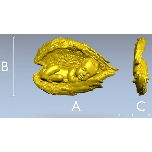 Ангельский сон - 3D модель STL для ЧПУ