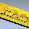 Караван в горах - 3D модель STL панель для ЧПУ